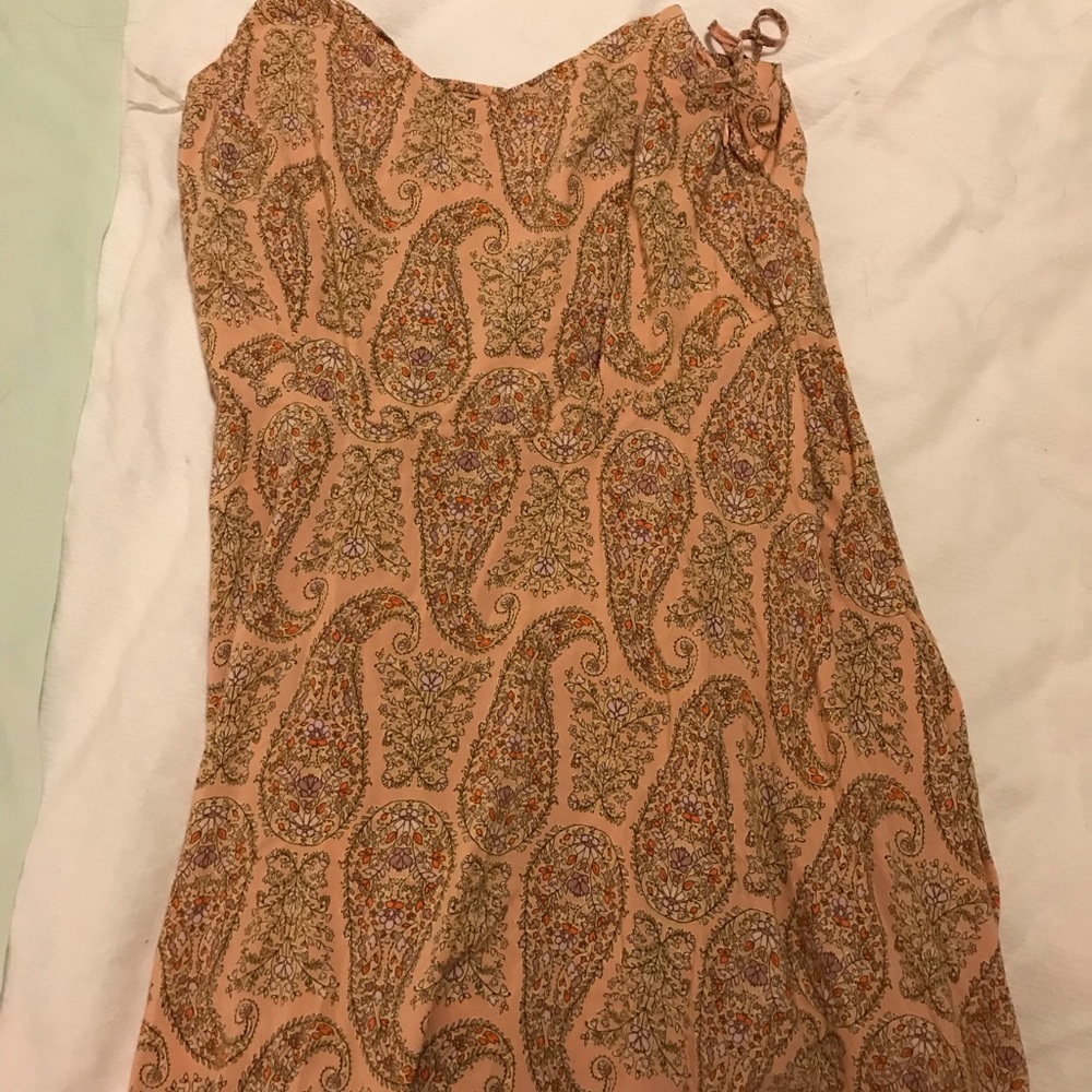 Old Navy Cami Dress Pink Paisley